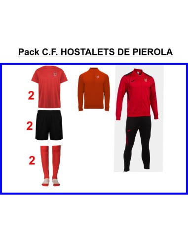 Pack oficial C F  HOSTALETS DE PIEROLA opcion A