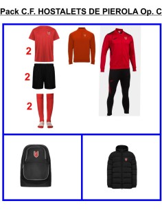 Pack oficial C F  HOSTALETS DE PIEROLA opcion C