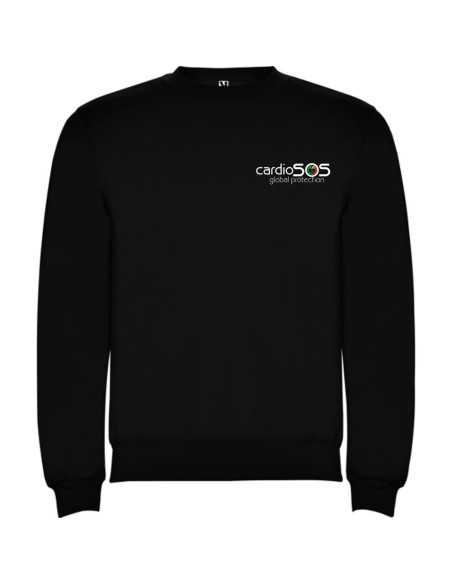 Sudadera clasica negra CARDIOSOS